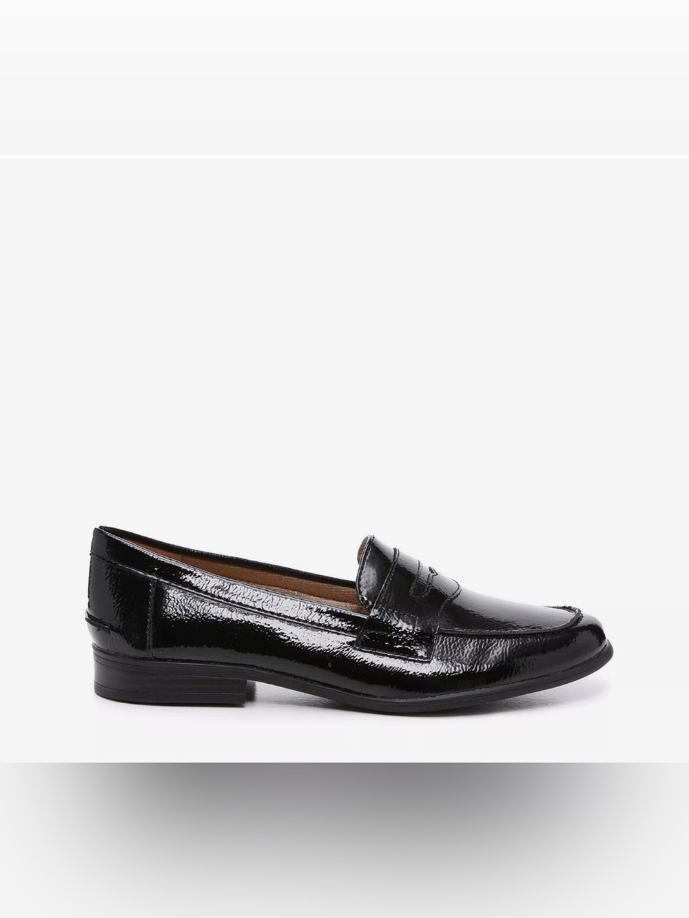 Life Stride Madison Leather Penny Loafers Black